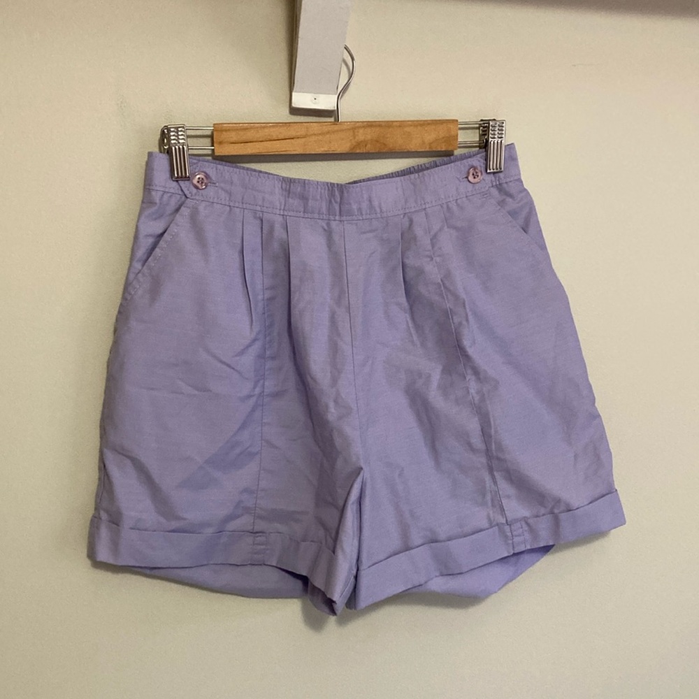 Vintage Lavender Purple Hugh Waist Women's Shorts, size medium, Missy from Sears